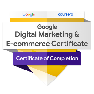 Google Digital Marketing and E-Commerce Professional Certified