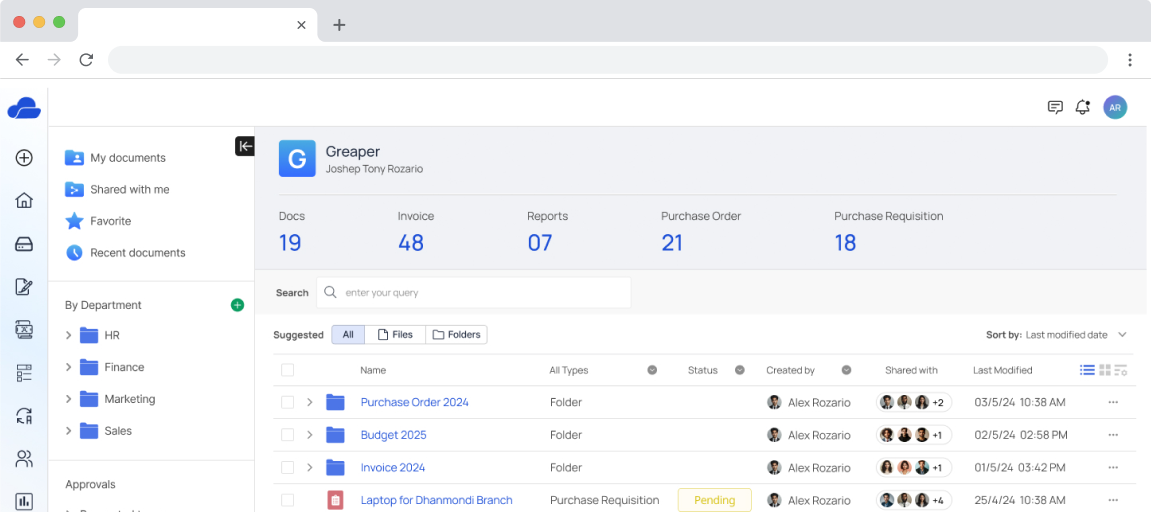 Streamlining Document Management UX Case Study